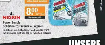 V Baumarkt Nigrin Power Bundle Scheibenfrostschutz + Enteiser Angebot