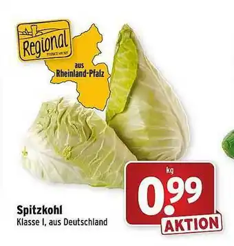 Wasgau Spitzkohl Angebot