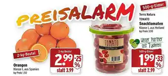 Wasgau Orangen Oder Terra Natura Tomato Snacktomaten Angebot