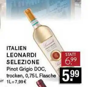 Edeka Zurheide Italien Leonardi Selezione Angebot