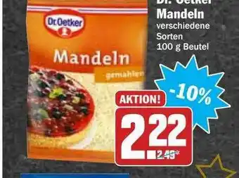 Hit Dr. Oetker Mandeln Angebot