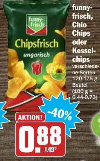 Hit Funny-frisch Chio Chips Oder Kessel-chips Angebot