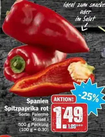 Hit Spanien Spitzpaprika Rot Angebot