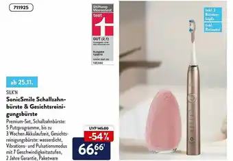 Aldi Nord Silk'n Sonicsmile Schallzahnbürste & Gesichtsreinigungsbürste Angebot