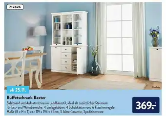 Aldi Nord Buffetschrank Baxter Angebot