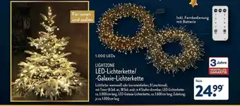 Aldi Nord Lightzone Led-lichterkette Oder -galaxie-lichterkette Angebot