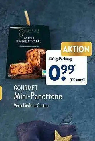 Aldi Nord Gourmet Mini-panettone Angebot