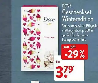 Aldi Nord Dove Geschenkset Winteredition Angebot