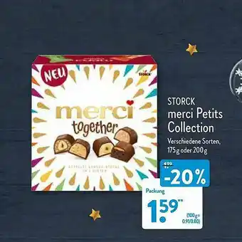 Aldi Nord Storck Merci Petits Collection Angebot