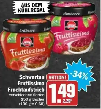 dodenhof Schwartau Fruttissima Fruchtaufstrich Angebot