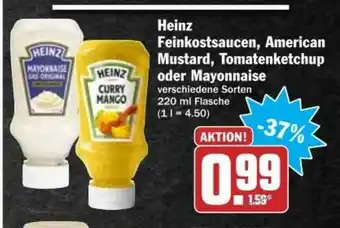 dodenhof Heinz Feinkostsaucen American Mustard Tomatenketchup Oder Mayonnaise Angebot