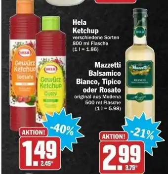 dodenhof Hela Ketchup Mazzetti Balsamico Bianco Tipico Oder Rosato Angebot