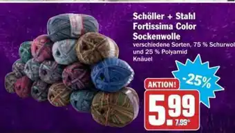 dodenhof Schöiller + Stahl Fortissima Color Sockenwolle Angebot