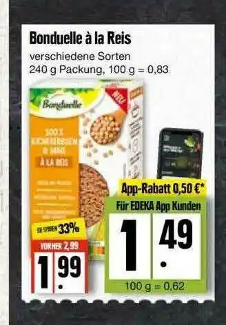 Edeka Bonduelle à La Reis Angebot