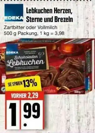 Edeka Edeka Lebkuchen Herzen, Sterne Und Brezeln Angebot