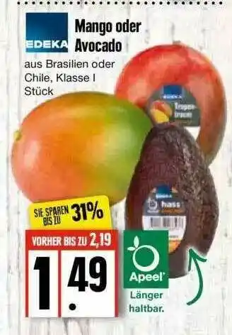 Edeka Edeka Mango Oder Avocado Angebot