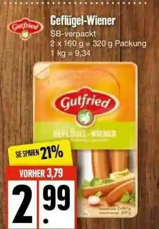 Edeka Gutfried Geflügel-wiener Angebot