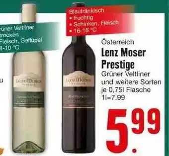 Edeka österreich Lenz Moser Prestige Angebot