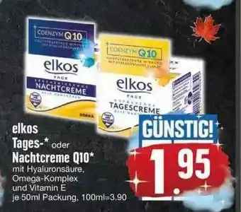 Edeka Elkos Tages Oder Nachtcreme Q10 Angebot