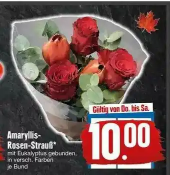 Edeka Amaryllis Rose-strauß Angebot