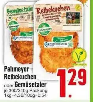 Edeka Pahmeyer Reibekuche Oder Gemüsetaler Angebot