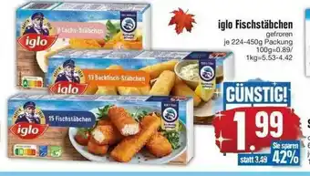 Edeka Iglo Fischstäbchen Getroren Angebot