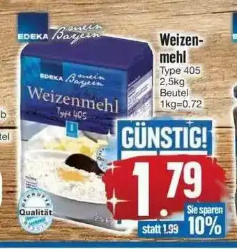 Edeka Edeka Weizen Mehl Angebot