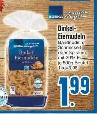 Edeka Dinkel Eiernudeln Angebot