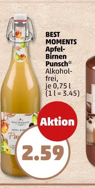 PENNY Best moments apfel- oder birnenpunsch Angebot