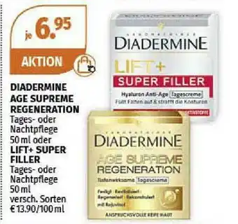 Müller Diadermine Age Supreme Regeneration Oder Lift+super Filler Angebot