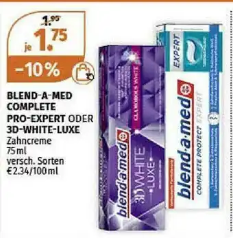 Müller Blend A Med Complete Pro Expert Oder 3d-white Luxe Angebot