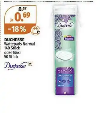 Müller Duchesse Wattepads Normal Angebot