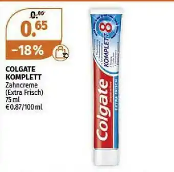 Müller Colgate Komplett Zahncreme Angebot