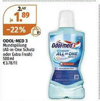 Müller Odol Med3 Mundspülung Angebot