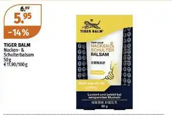 Müller Tiger Balm Nacken- & Schulterbalsam Angebot