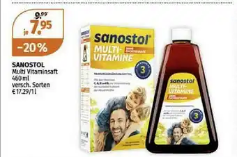 Müller Sanostol Multi Vitaminsaft Angebot