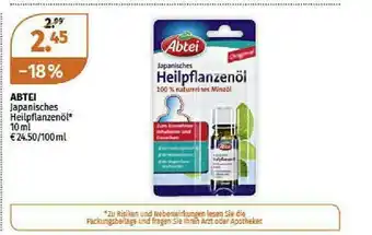 Müller Abtei Japanisches Heilpflanzenöl Angebot