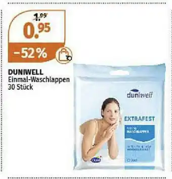 Müller Duniwell Einmal-waschlappen Angebot