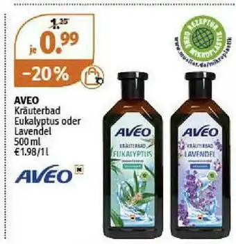 Müller Aveo Kräuterbad Eukalyptus Oder Lavendel Angebot