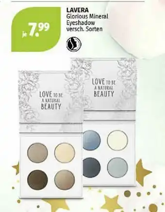 Müller Lavera Glorious Mineral Eyeshadow Angebot