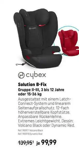 Smyths Toys Cybex Solution B-fix Angebot