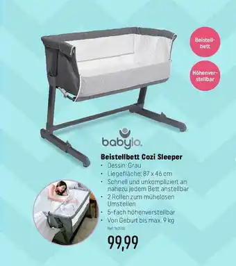 Smyths Toys Babylo Beistellbett Cozi Sleeper Angebot