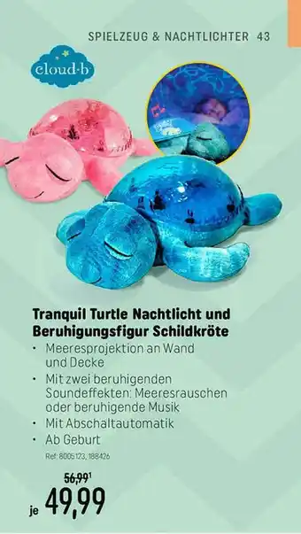 Smyths Toys Tranquil Turtle Nachtlicht Und Beruhigungsfigur Schildkröte Angebot