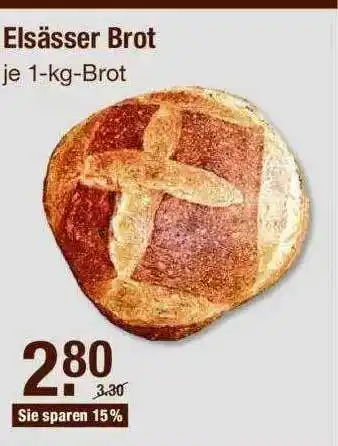 V Markt Elsässer Brot Angebot