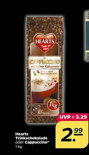 NETTO Hearts Trinkshokolade Oder Cappuccino Angebot