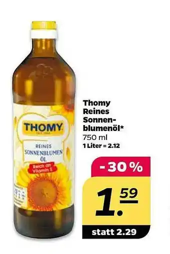 NETTO Thomy Reines Sonnenblumenöl Angebot