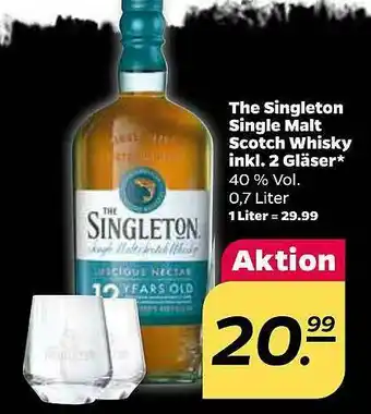 NETTO The Singleton Single Malt Scotch Whisky Inkl. 2 Gläser Angebot