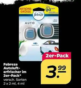 NETTO Febreze Autolufterfrischer Im 2er-pack Angebot