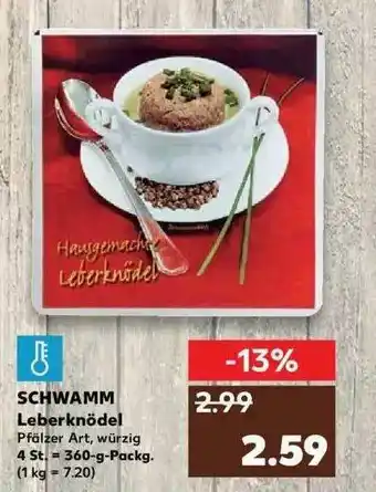 Kaufland Schwamm Leberknödel Angebot