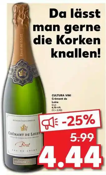 Kaufland Cultura Vini Crémant De Loire Angebot